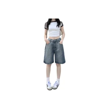 The Temptation Of The Muse Denim Shorts Women's Vintage Blue