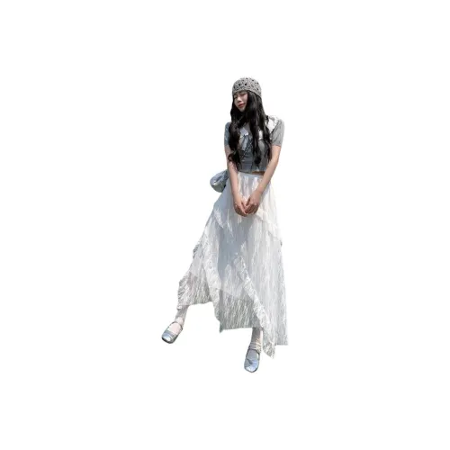 XIANSINIAO Casual Long Skirt Women's