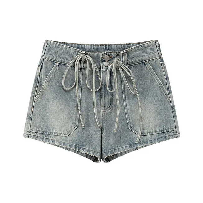 CHUU Denim Shorts Women's Light Denim Blue-0
