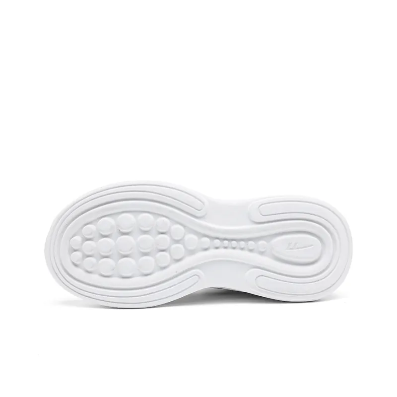 WARRIOR Running Shoes Men Low Top White/Gray/Black-4
