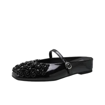 Than Than Me Rubber Sole Slip Resistant Closed Toe Slippers Women's