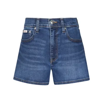 CALVIN KLEIN SS25 Denim Shorts Women's Denim Blue