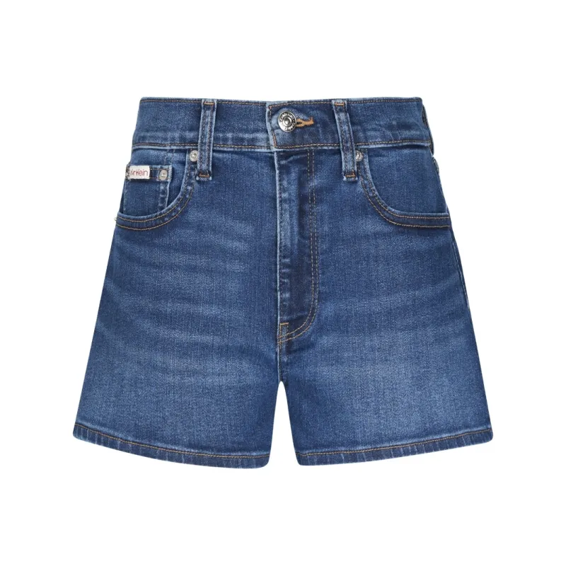 CALVIN KLEIN SS25 Denim Shorts Women's Denim Blue-0