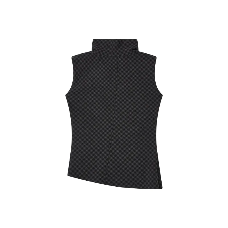 TAGEECHITA Cinched Waist Sleeveless Tank Top Women's-1