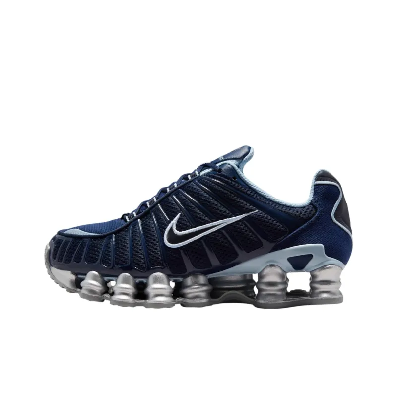 Nike Shox TL Series Low Top Running Shoes Women's Blue-0