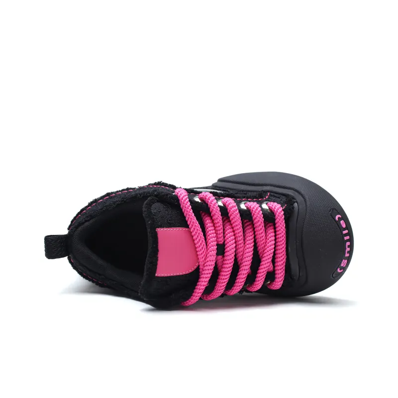 MOMGOG Low Top Skateboard Shoes Women's Black-2