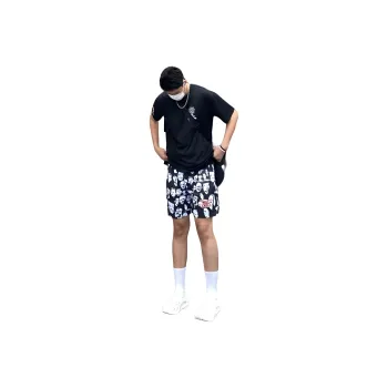 OKPI Casual Shorts Unisex Black High Quality