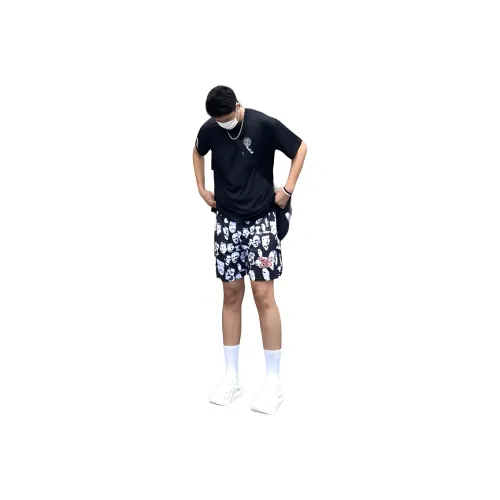 OKPI Casual Shorts Unisex Black High Quality