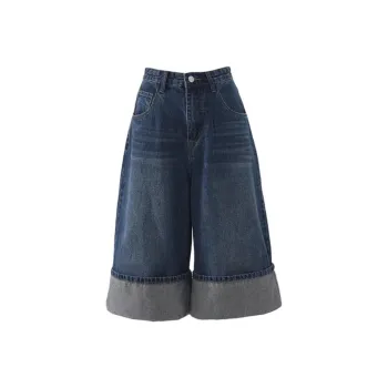 OROI Denim Shorts Women's Dark Blue