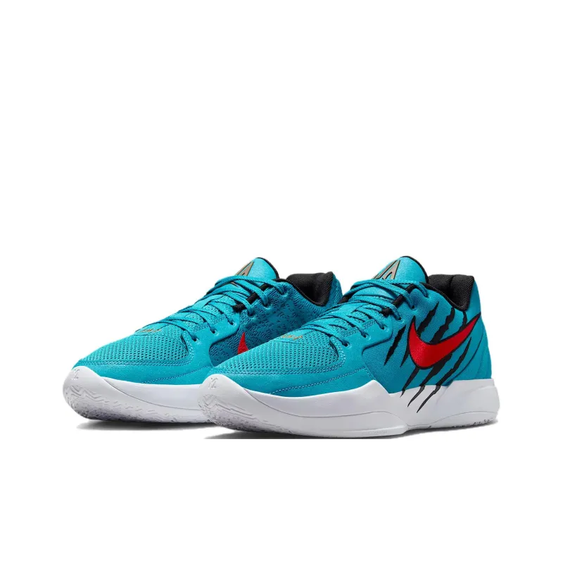 Nike Ja 2 Anti Slip Wear Resistant Low Top Basketball Shoes Men's Blue-2