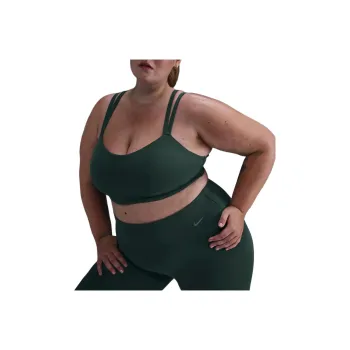 Nike Zenvy Strappy Sport Vests Women's Vintage Green White