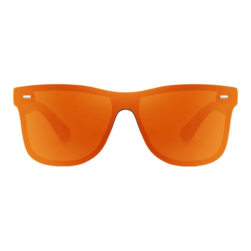 SOMAN PC Bamboo Wood Irregular Shape Sunglasses Unisex-5
