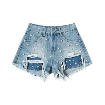 Mu Xiao Xin Denim Shorts Women's