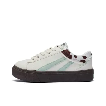 VKOI 1999 Slip Resistant, Abrasion Resistant, And Balanced Low Top Skateboard Shoes Women's Milk Cream