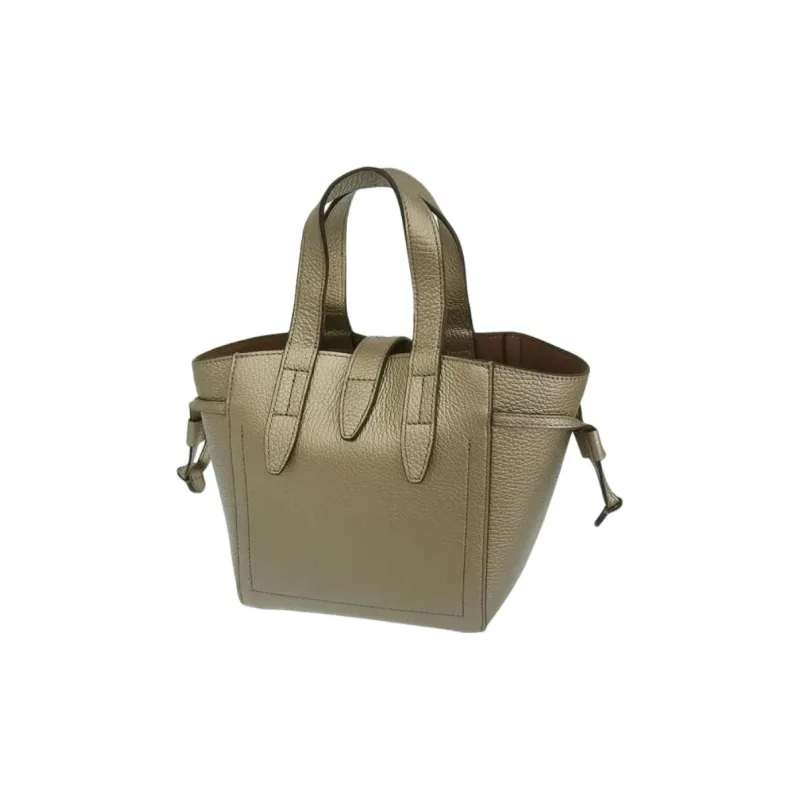 Furla Leather Handbag Mini Women's Beige Metal-2