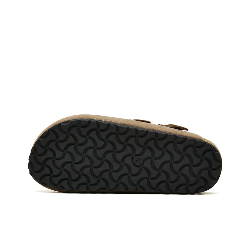 AAA SINCE 1955 Odor Resistant Abrasion Resistant Slip Resistant Closed Toe Slippers Women's Apricot-6