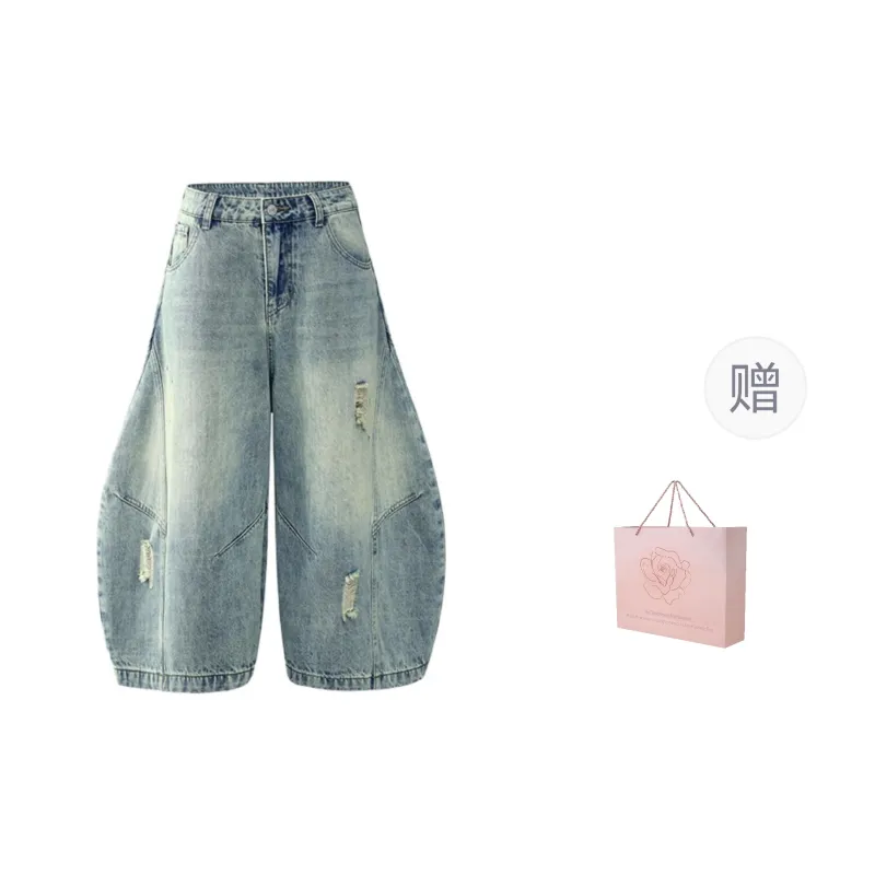 ZAZN Denim Shorts Women's Vintage Blue-0