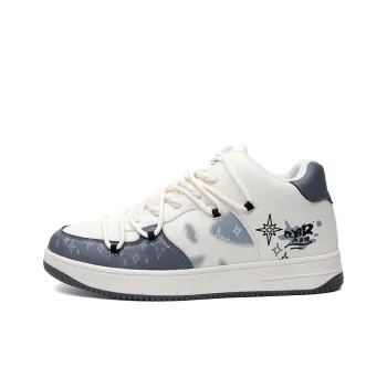 ABIDJAN Graffiti Lightweight Mid Top Skateboard Shoes Unisex