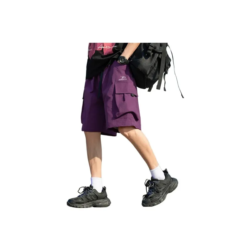 Warrior Huichao Riding The Wind Collection Cargo Shorts Unisex-5