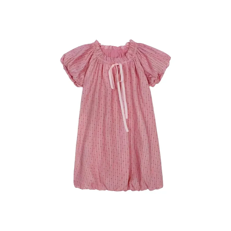 DOSOHEB Short Sleeved Dress Women's-0
