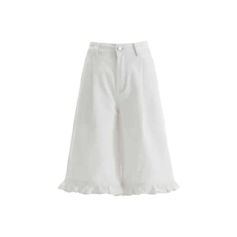 OROI Denim Shorts Women's White-0