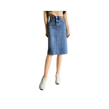 HIPPIEMISS Denim Short Skirts Women's Blue