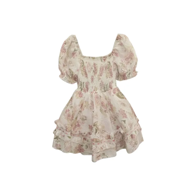 Peaches Peaches Short Sleeved Dress Women's-8