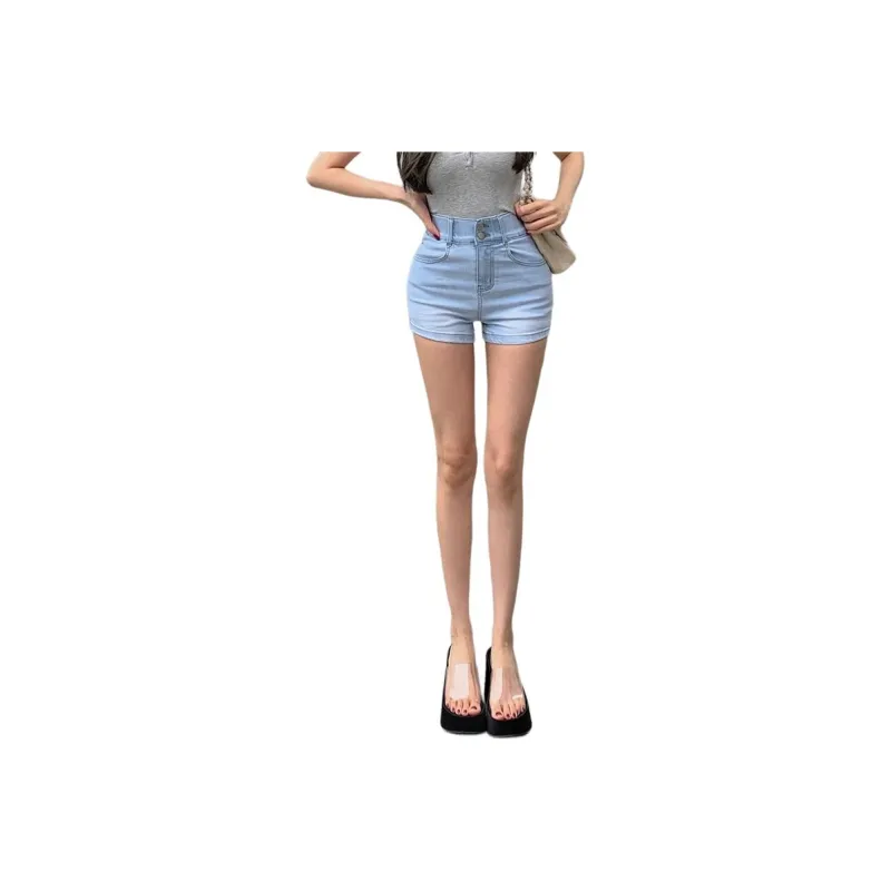 Si Bei'er Denim Shorts Women's-12