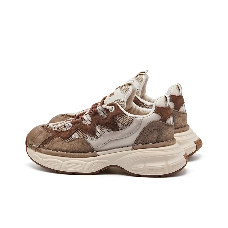 BURGELY Lightweight Low Top Chunky Sneakers Women's-8