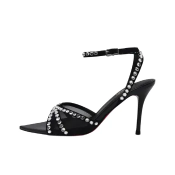 CAMEIDO One Strap Sandals Women's Black