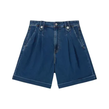 Levi's SS23 Ice Cool SS25 Denim Shorts Women's Blue