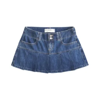 Hollister Denim Short Skirts Women's Indigo