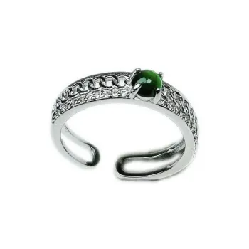 PUPAN Ice Glutinous Jadeite Rings Women's