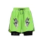 Green[Double-Sided Lightning Tiger Black]