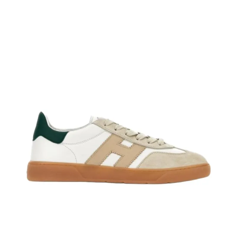 HOGAN Cool Low Top Skateboard Shoes Men's Brown-1