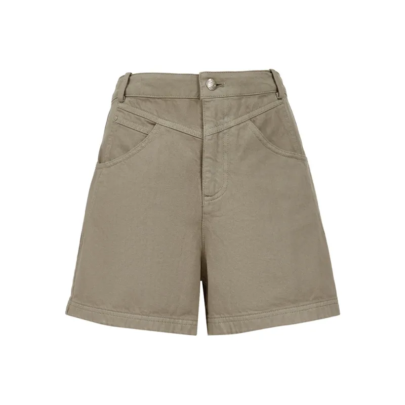 ONLY Denim Shorts Women's E05 Sage Green-0
