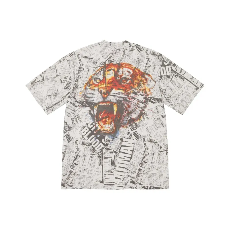 Supreme Newspaper S/S Top-0