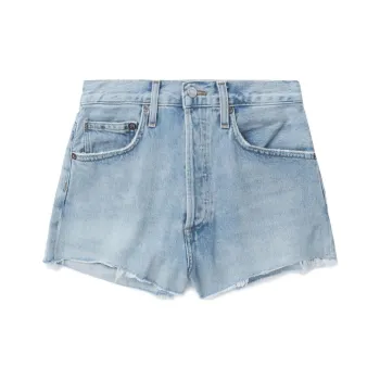 AGOLDE Parker Raw cut Denim Shorts