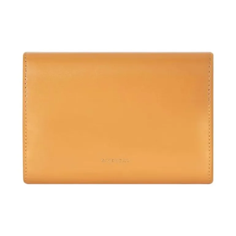 Givenchy 4G Liquid Calfskin Wallet Women's Orange-2