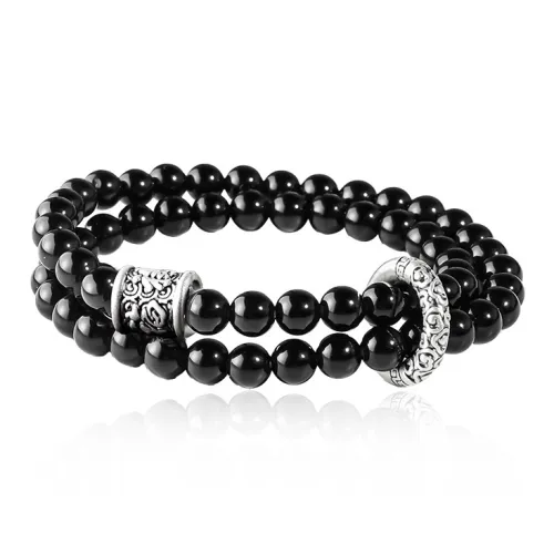 MAGICPOLE Obsidian Bracelets Men's