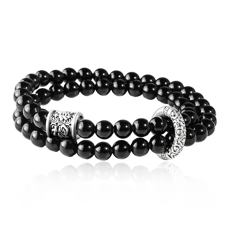 MAGICPOLE Obsidian Bracelets Men's-0