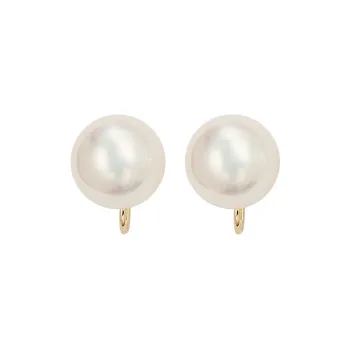 VIOLET Artificial Pearl Clip On Earrings Women's