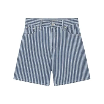 Levi's Denim Shorts Women's Blue White