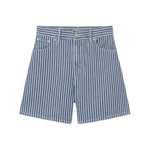 Levi's Denim Shorts Women's Blue White