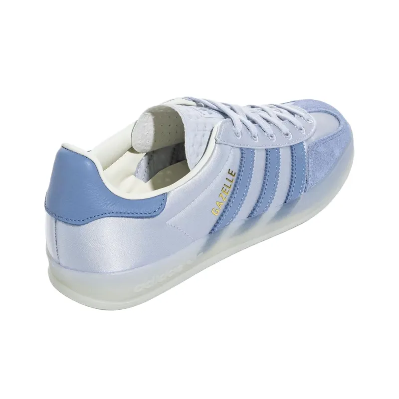 Adidas Originals GAZELLE INDOOR Anti Slip Wear Resistant Low Top Skateboard Shoes Women's Blue-3