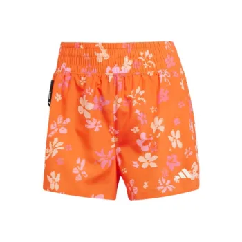 Adidas Free Shipping With AdiClub Own The Run Climacool High Rise Floral Shorts