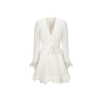 Zimmermann Long Sleeved Dresses Women's White