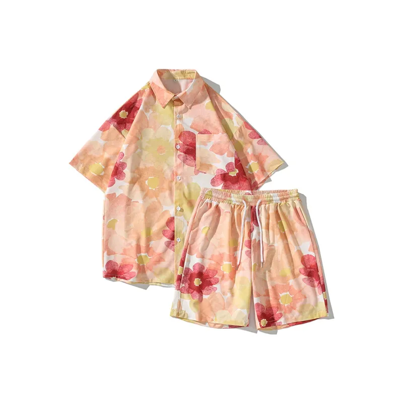 Fakeyoung Shirt Matching Set Unisex-12