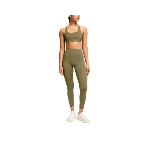 On Movement Tights Long Athletic Trousers Women's Dark Brown/Dark Khaki