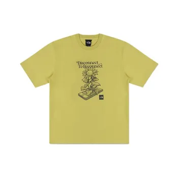 THE NORTH FACE UE Series T Shirt Men's Spring Aqua Green